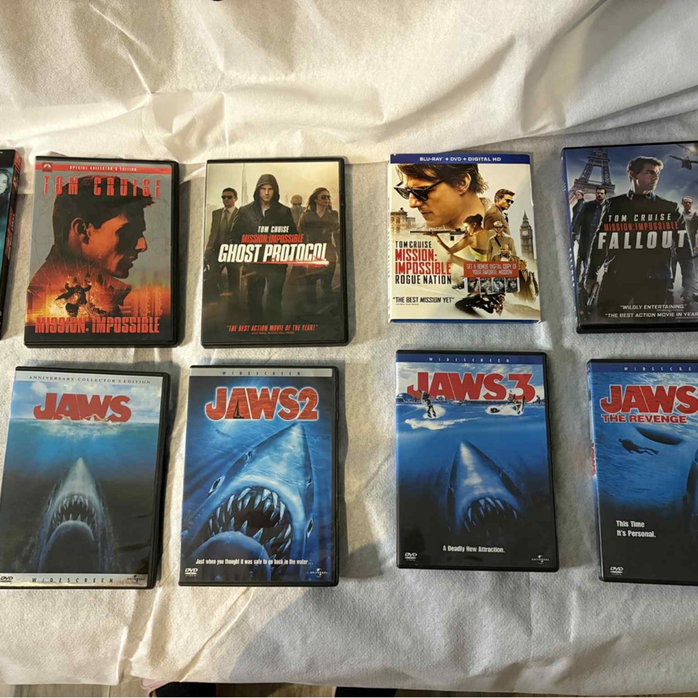 Jaws Complete DVD Collection - Black and Blue Covers